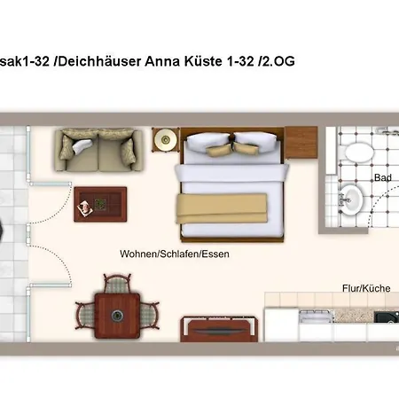 Deichhaeuser Anna Kueste Deichhaeuser Anna Kueste 1-32 * Bensersiel